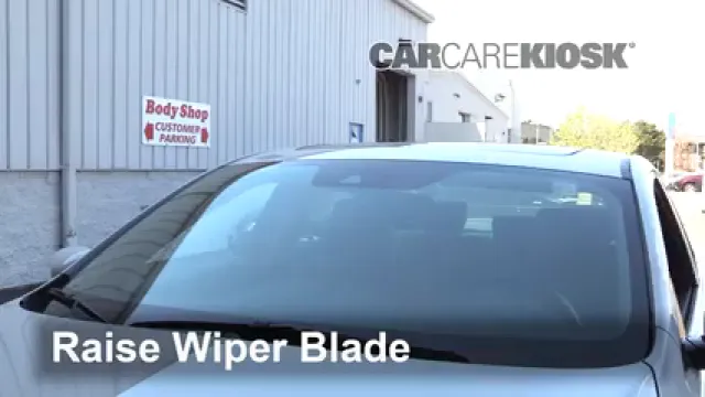 2016 Acura ILX 2.4L 4 Cyl. Escobillas de limpiaparabrisas delantero Cambiar escobillas de limpiaparabrisas